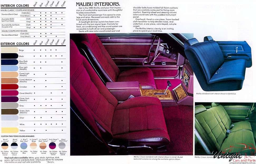 1980 Chevrolet Malibu Brochure Page 8